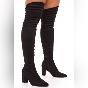 Suede Over the Knee Boots